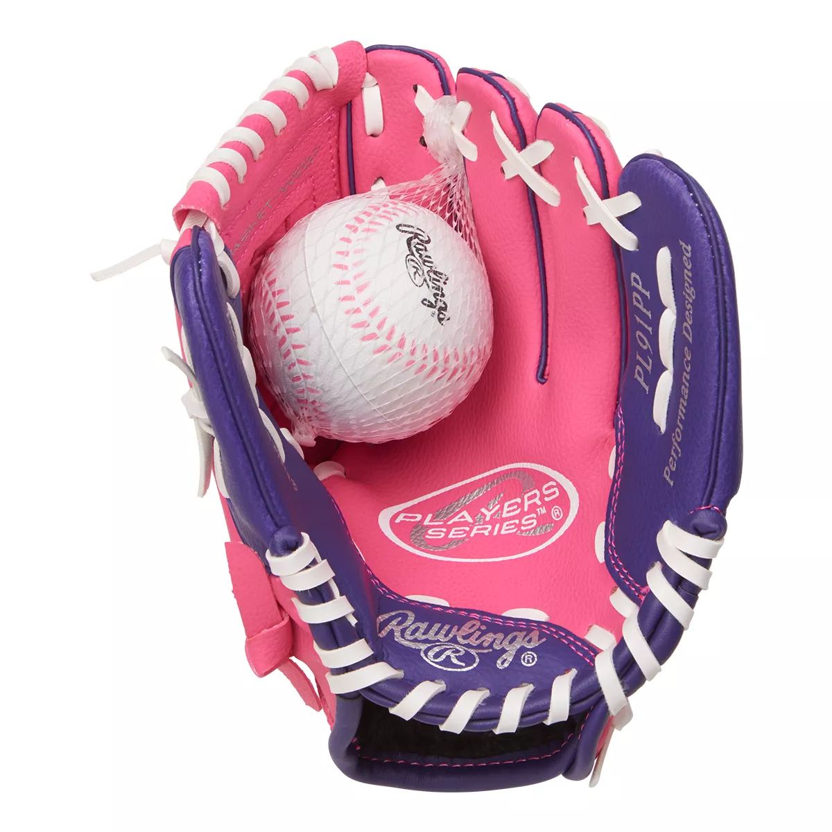 Rawlings Kids Players Series 9" Baseball/Softball Glove With Ball