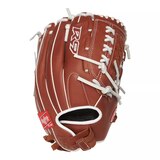 Rawlings R9 Series 12.5" Softball Glove Rhc-Brown Back_Flat