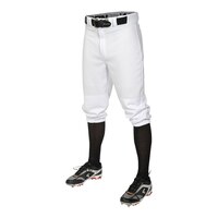 Easton Pro+Knicker Baseball Pant Adult - White Front_Angled_Left