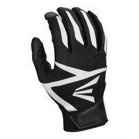 Easton Z3 Hyperskin Batting Glove Yth - Black/Blac Back_Angled_Left