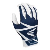 Easton Z3 Hyperskin Batting Glove Yth - White/Navy Back_Angled_Left