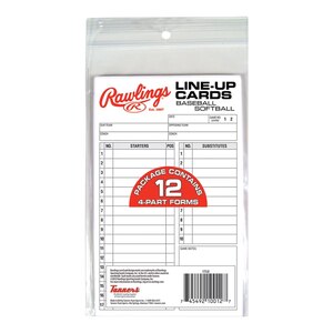Rawlings System-17 Lineup Cards