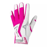 Mizuno MVP Youth Tee Ball Batting Gloves Back_Flat