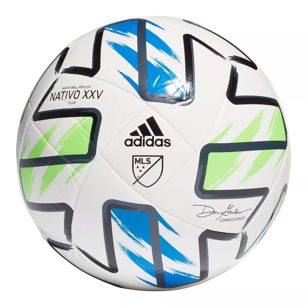 adidas MLS Club Soccer Ball - Size 5 Front_Flat