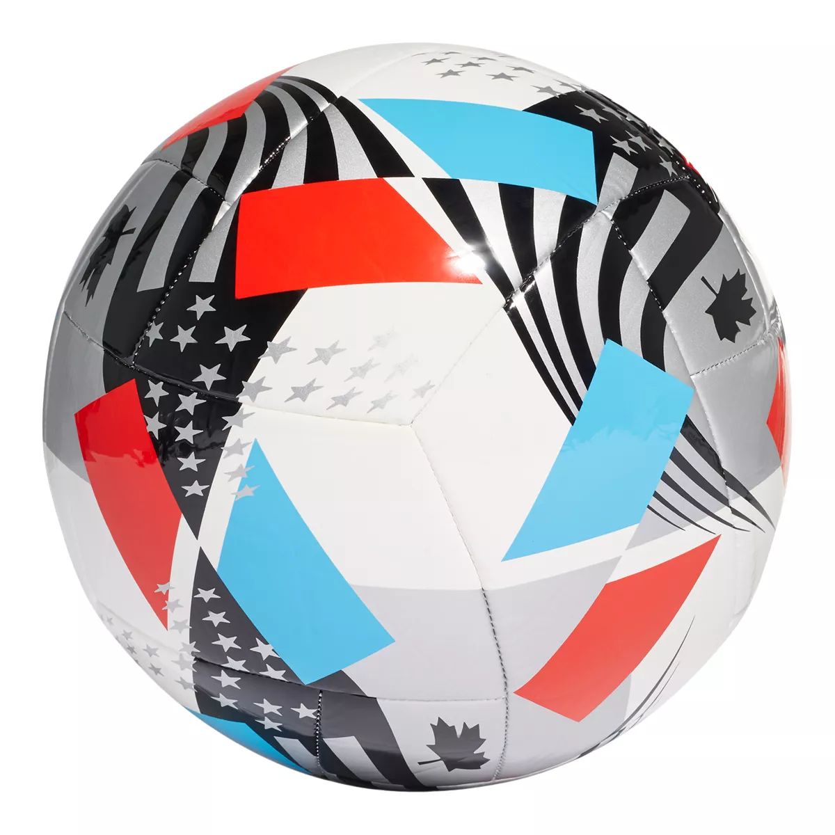 adidas MLS Club Soccer Ball - Size 4 Front_Flat