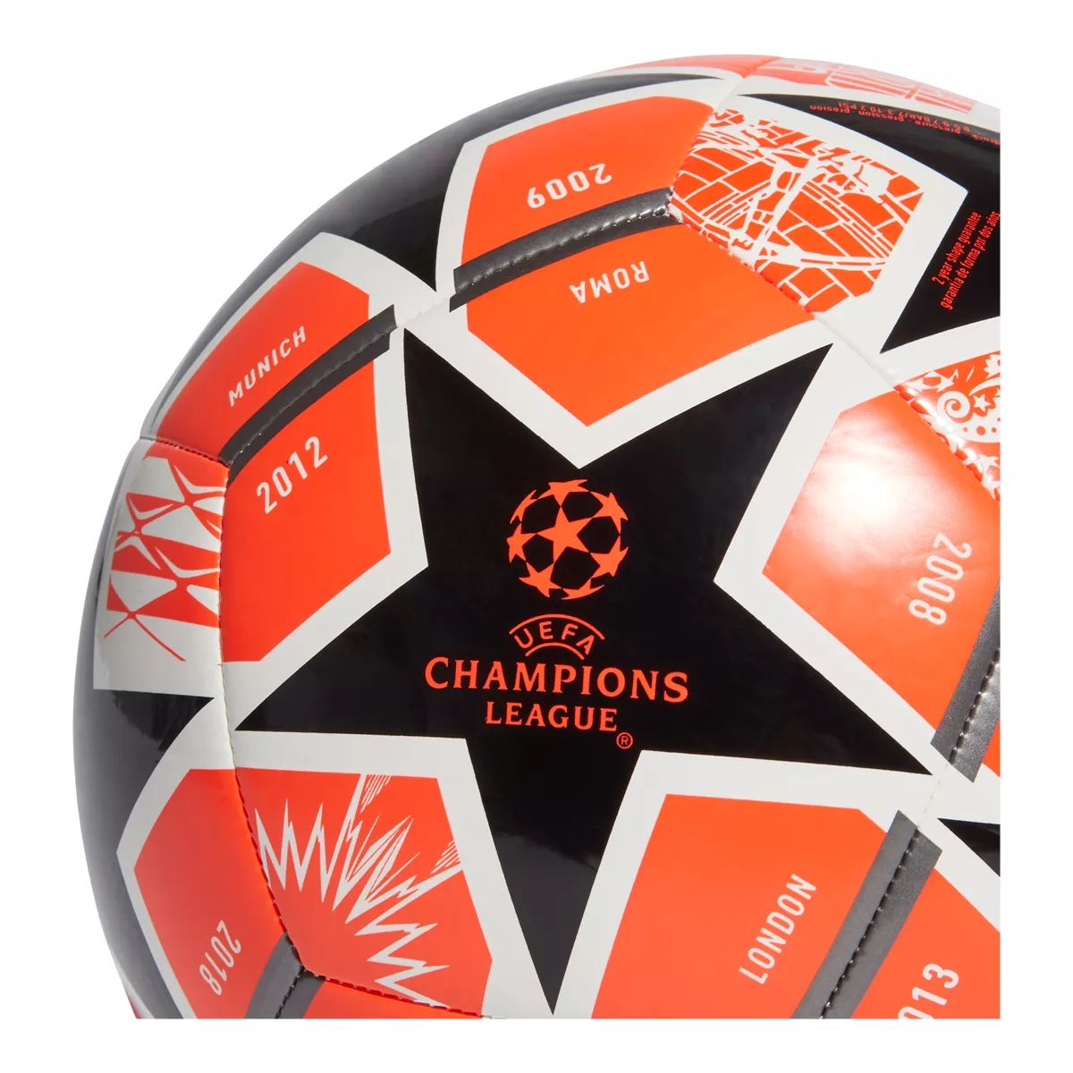 adidas Finale Club Soccer Ball - Size 5 CloseUp