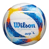 Wilson AVP Splatter Volleyball Front_Flat