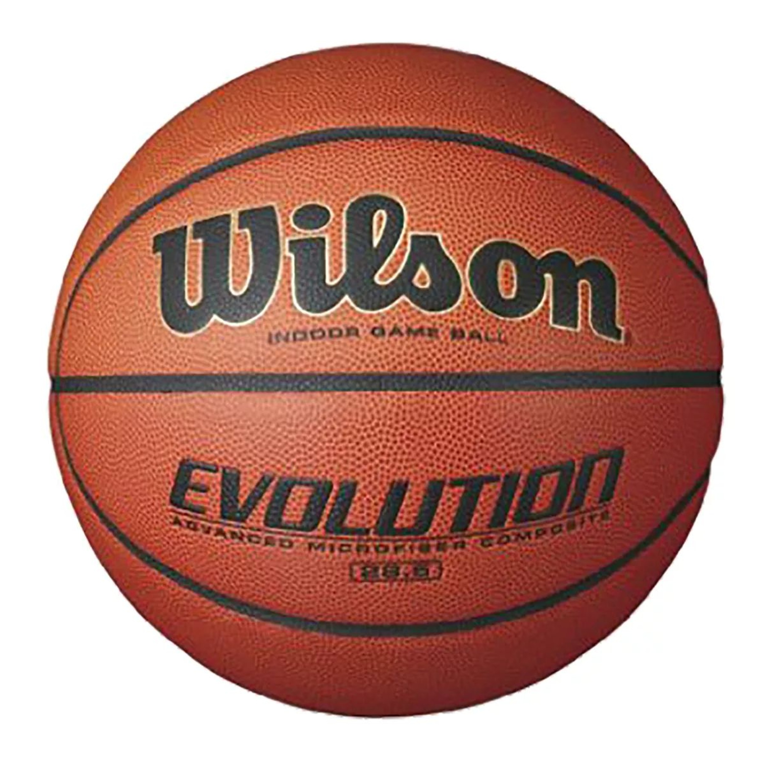 Wilson Evolution Indoor Size 6 Basketball Front_Flat