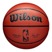Wilson NBA Authentic Composite Basketball, Size 6, Indoor Front_Flat