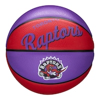 Wilson NBA Toronto Raptors Retro Mini Basketball Front_Flat