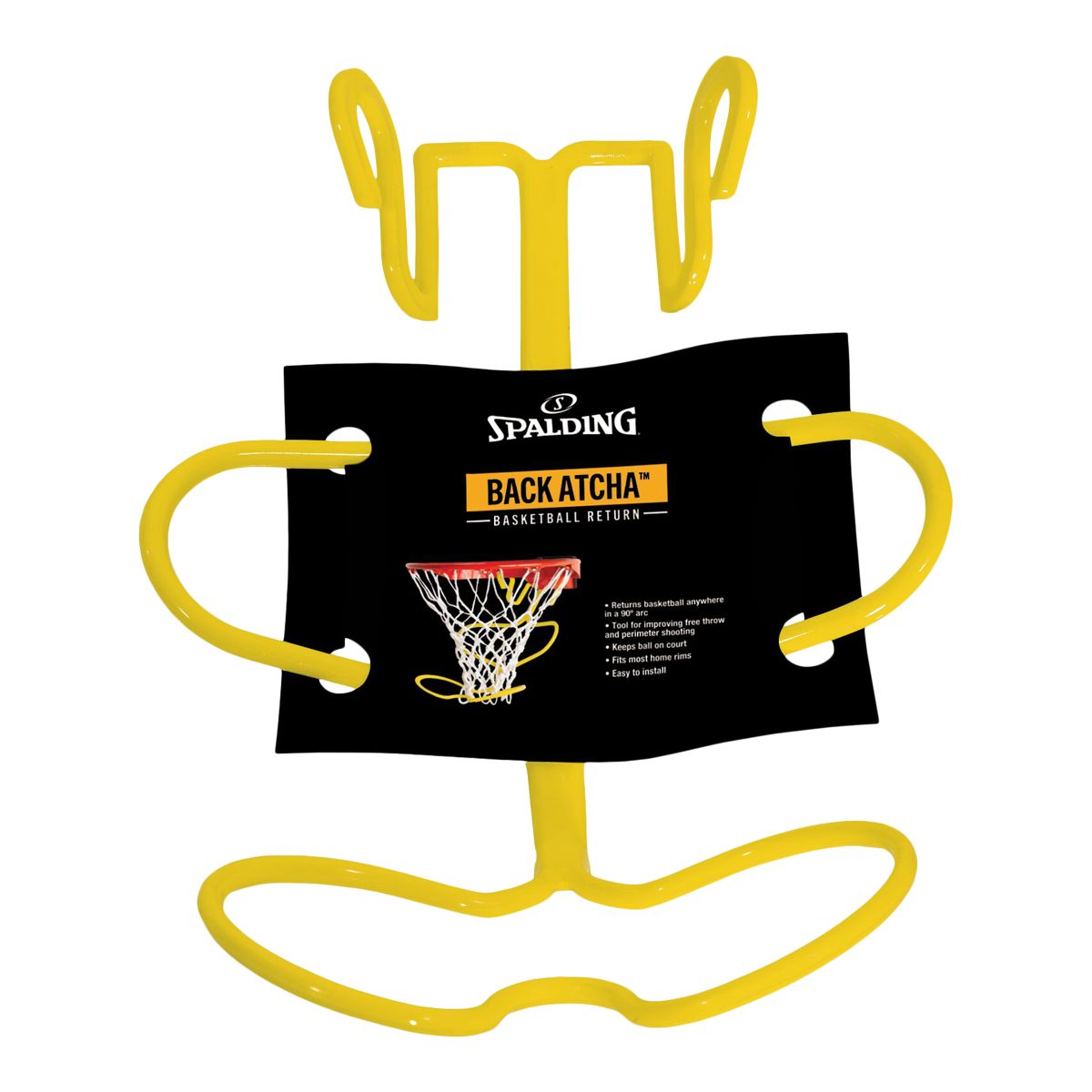Spalding Basketball Return System Front_Flat