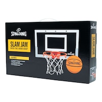 Spalding Slam Jam Over-The-Door Hoop Front_Angled_Left