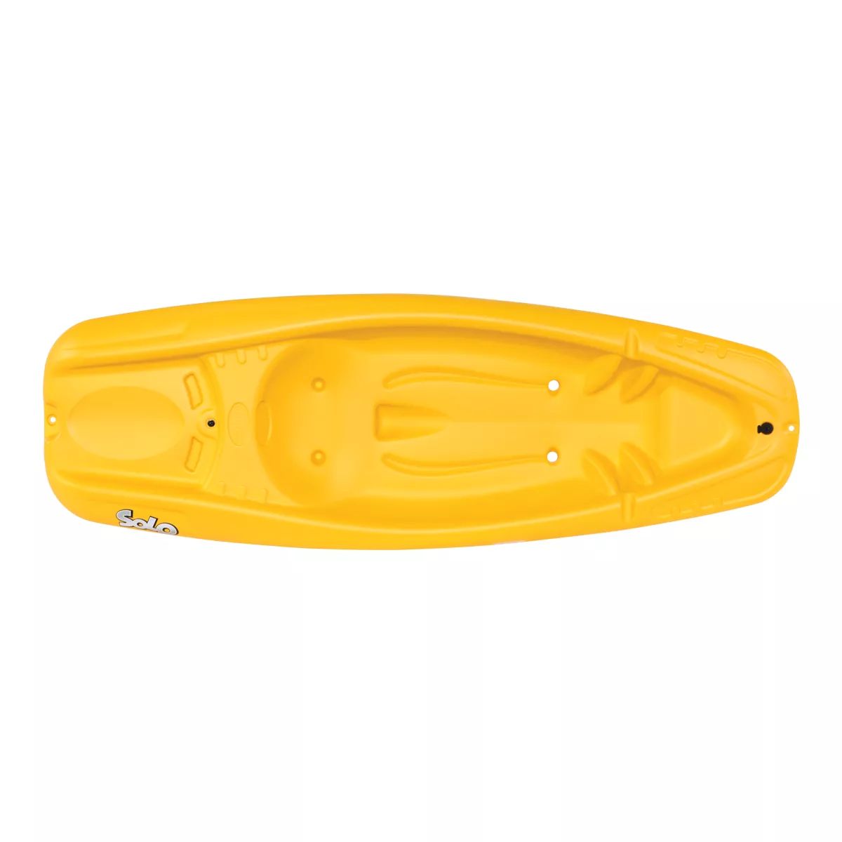 PELICAN Solo Kids' Kayak with Paddle Overhead_Flat