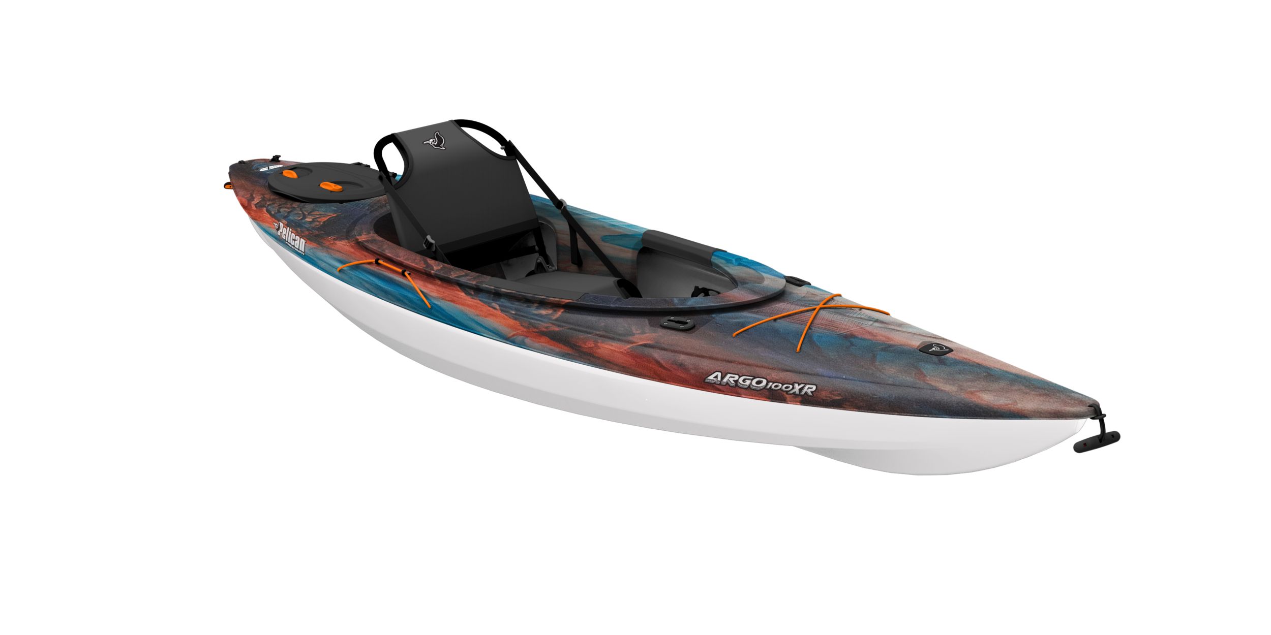 Pelican Argo 100XR Sit-in Kayak Front_Three_Fourths_Angled_Right