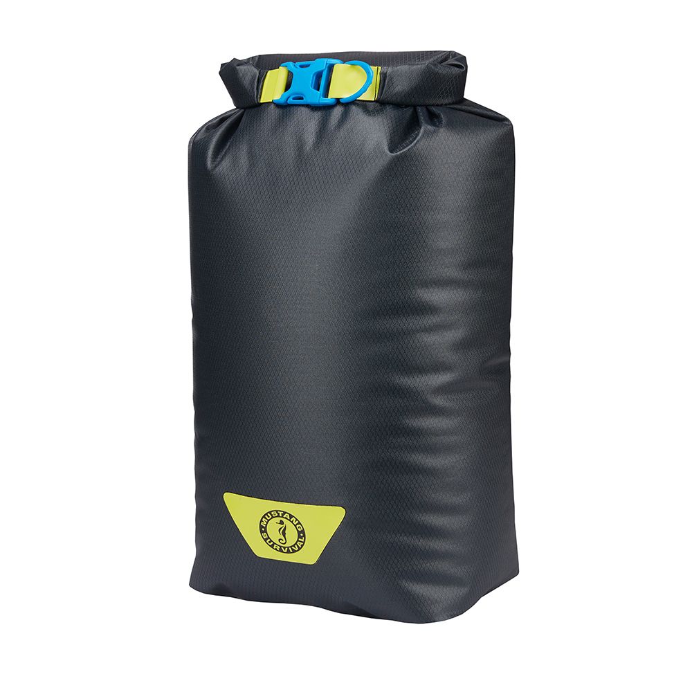 Mustang Survival Blue Water 10L Roll Top Front_Three_Fourths_Angled_Left