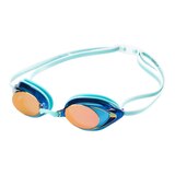 Speedo Women's Vanquisher Mirror Swim Goggles Front_Angled_Left