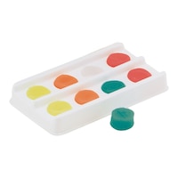 Speedo Kids' Silicone Swimming Ear Plugs Front_Three_Fourths_Angled_Right
