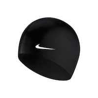 Nike Unisex Solid Silicone Swim Cap Front_Angled_Left