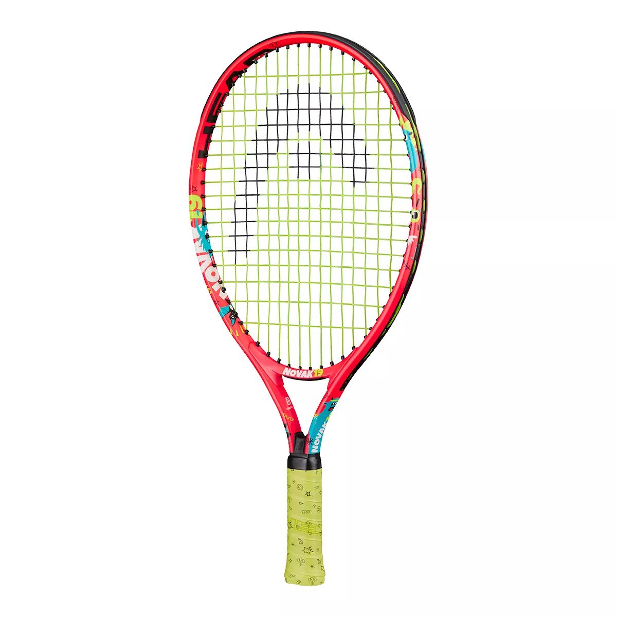 Head SP20 Novak Junior Tennis Racquet, 19 Inch, 175g Front_Angled_Left