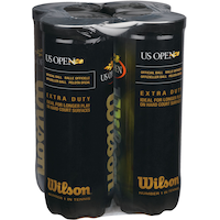 Wilson U.S. Open Extra-Duty Tennis Ball, Green, 12-Pack Front_Flat