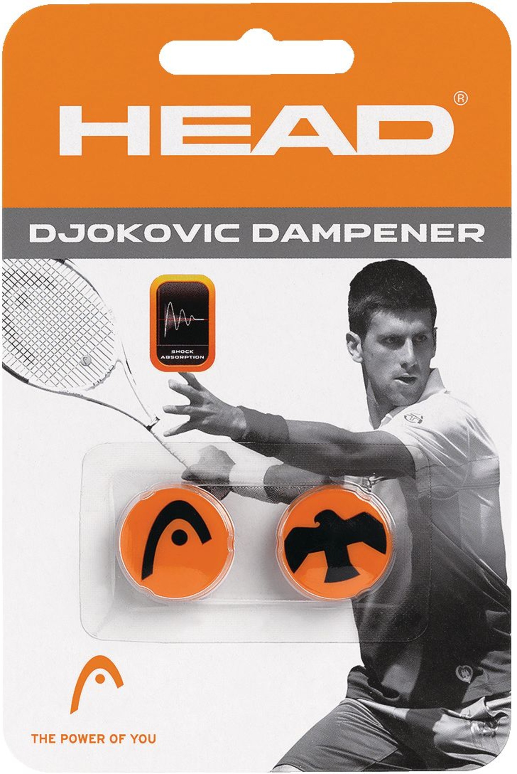Head Djokovic Dampener Front_Flat