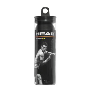 Head Prime Double Yellow Dot Squash 3 Ball Can