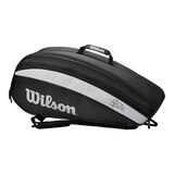 Wilson Fed Team 6 Racquet Tennis Bag Front_Elevated