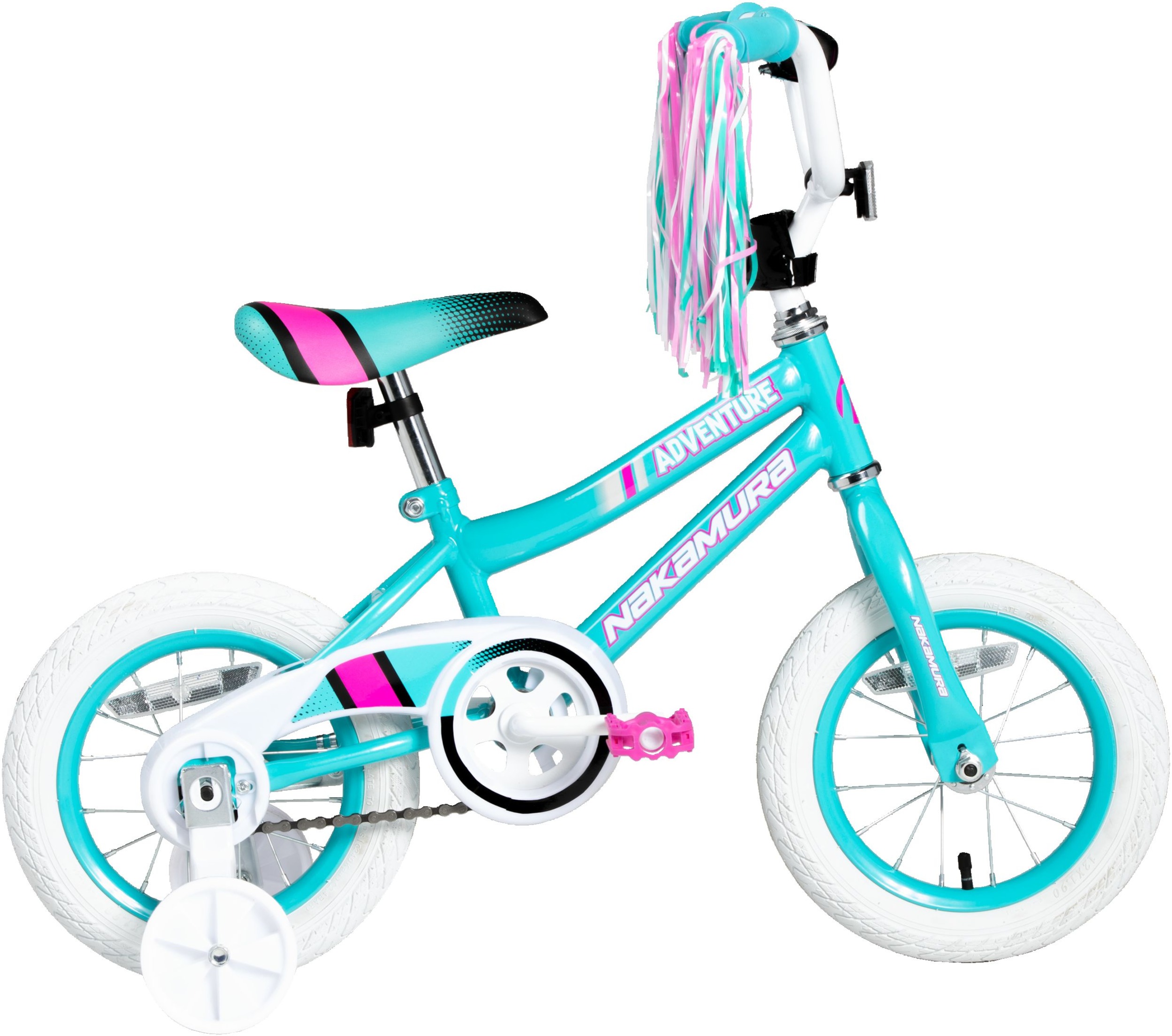 Nakamura Kids' Adventure 12" Bike with Training Wheels and Pedal Brakes Side_Right