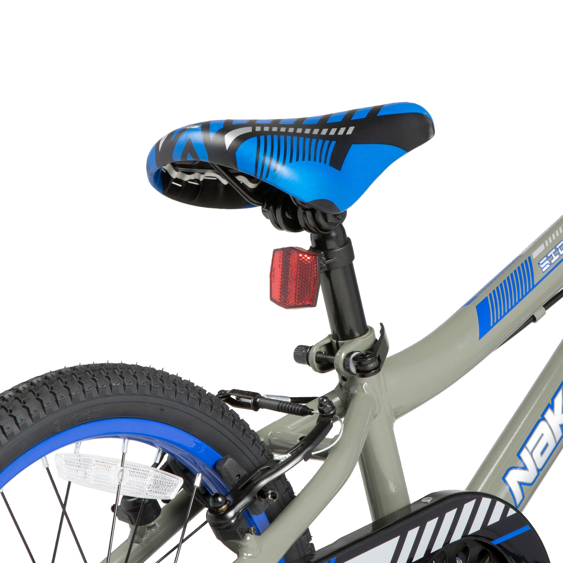 Nakamura Kids' Sidewinder 18" Bike, Training Wheels, Pedal Brake & V Brakes CloseUp