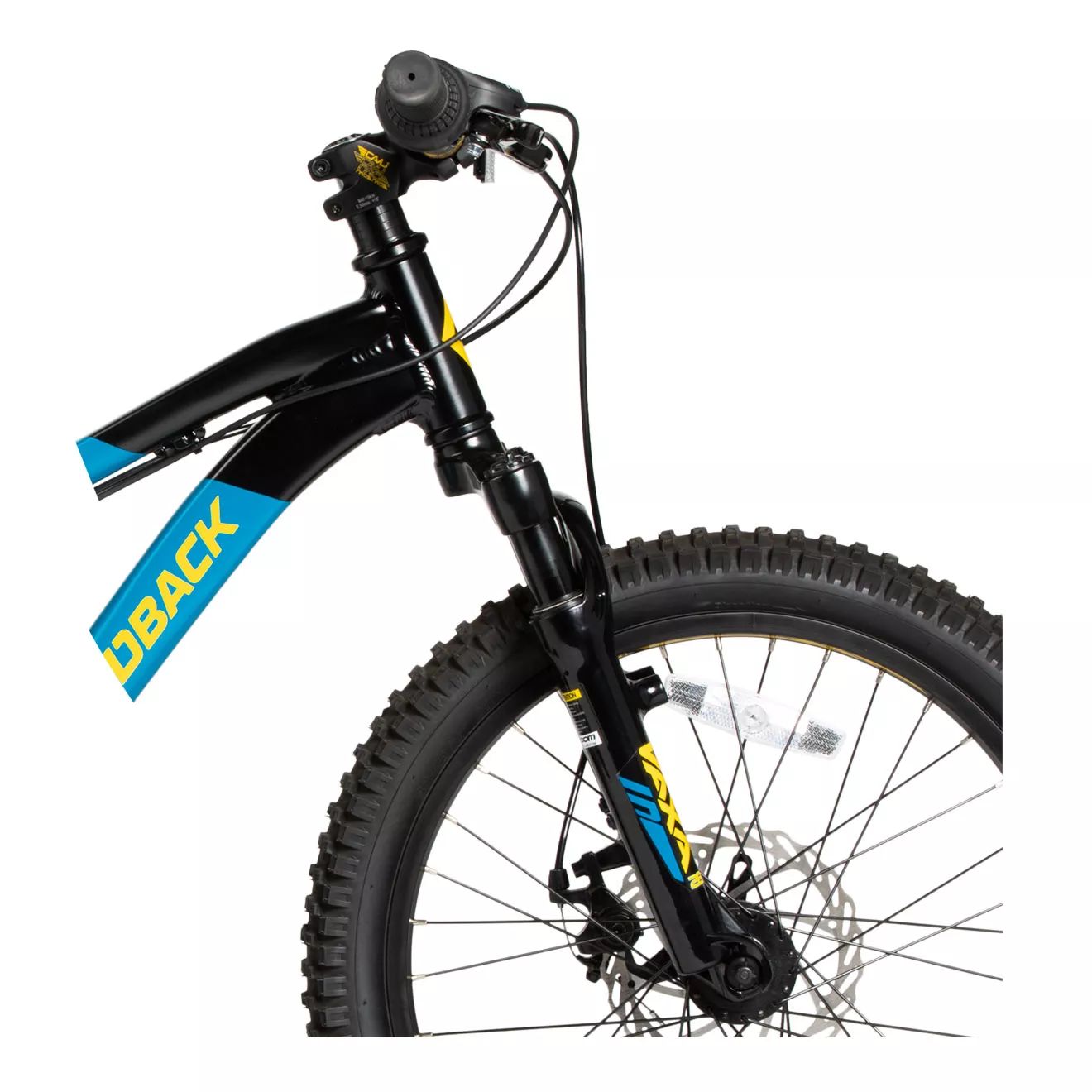 Diamondback Kids' Snake 20" Mountain Bike, 7 Speed, Aluminum Frame, Mechanical Disc Brakes CloseUp