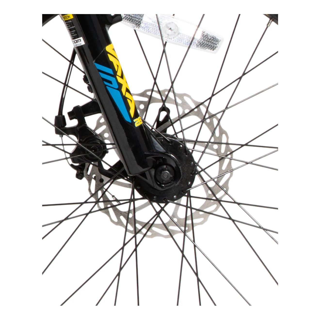 Diamondback Kids' Snake 20" Mountain Bike, 7 Speed, Aluminum Frame, Mechanical Disc Brakes CloseUp