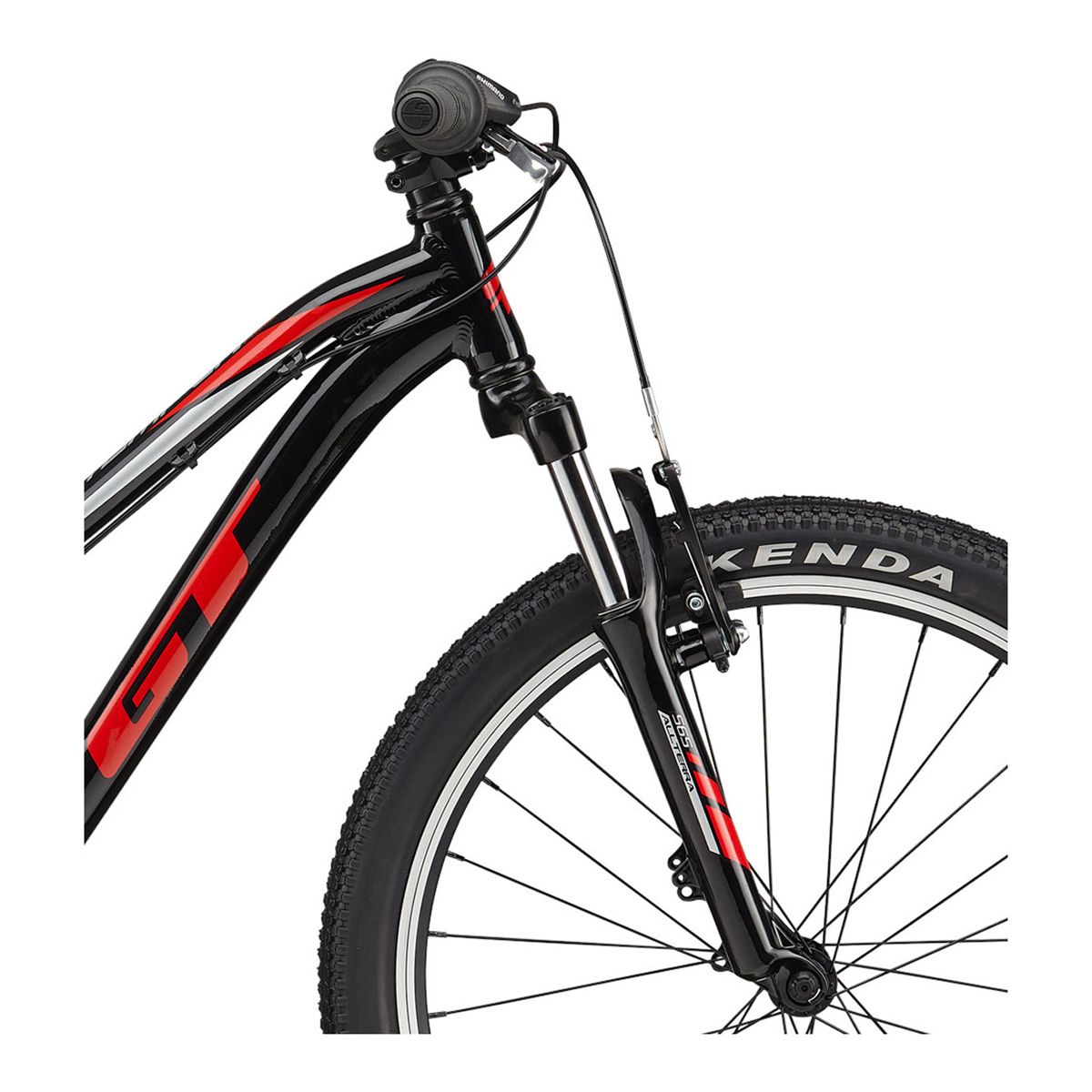 GT Kids' Stomper Prime 24" Junior Mountain Bike, 7 Speed, Alloy Frame, Rim Brakes, Hardtail