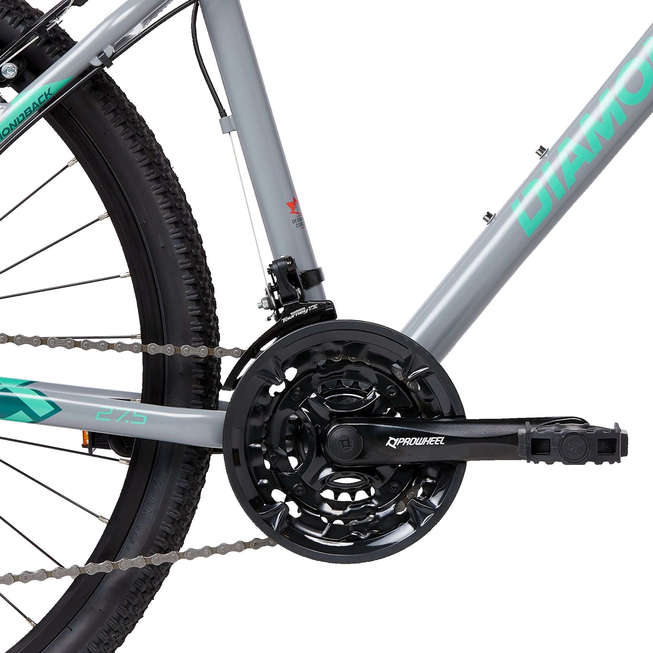 Diamondback Women's Moonraker 27.5" Mountain Bike, 18 Speed, Aluminum Frame, Rim Brakes, Hardtail