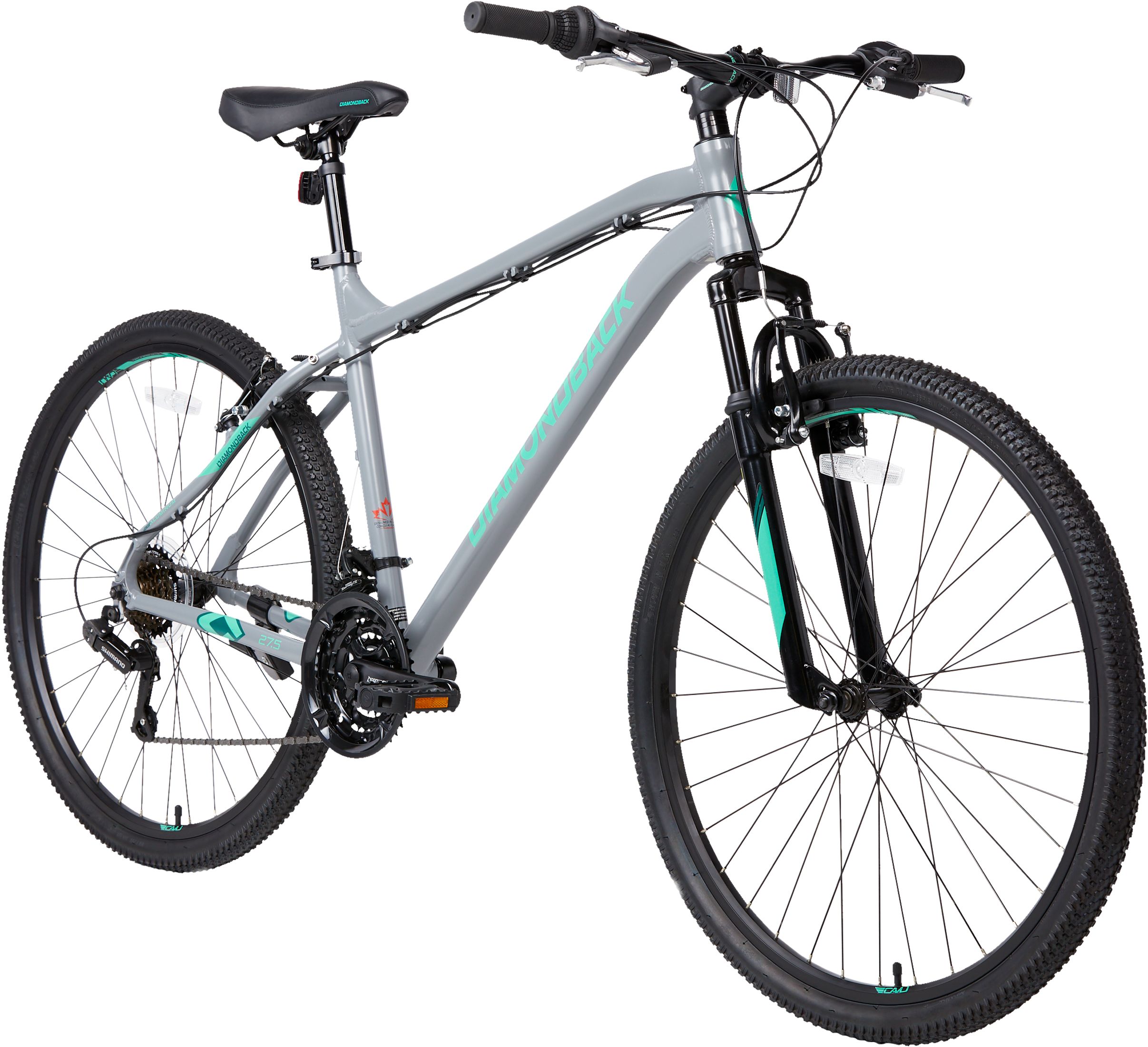 Diamondback Women s Moonraker 27.5 Mountain Bike 18 Speed Aluminum Frame Rim Brakes Hardtail