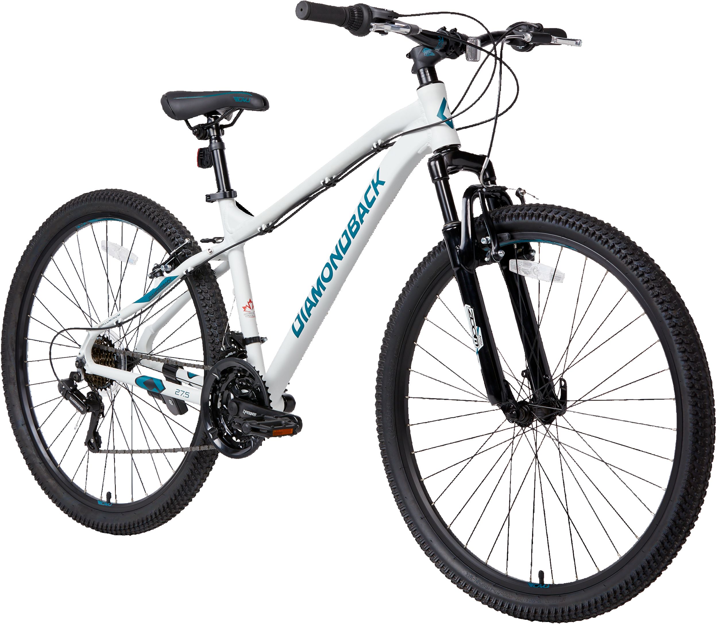 Diamondback Women's Odyssey 27.5" Mountain Bike, 21 Speed, Aluminum Frame, Rim Brakes, Hardtail