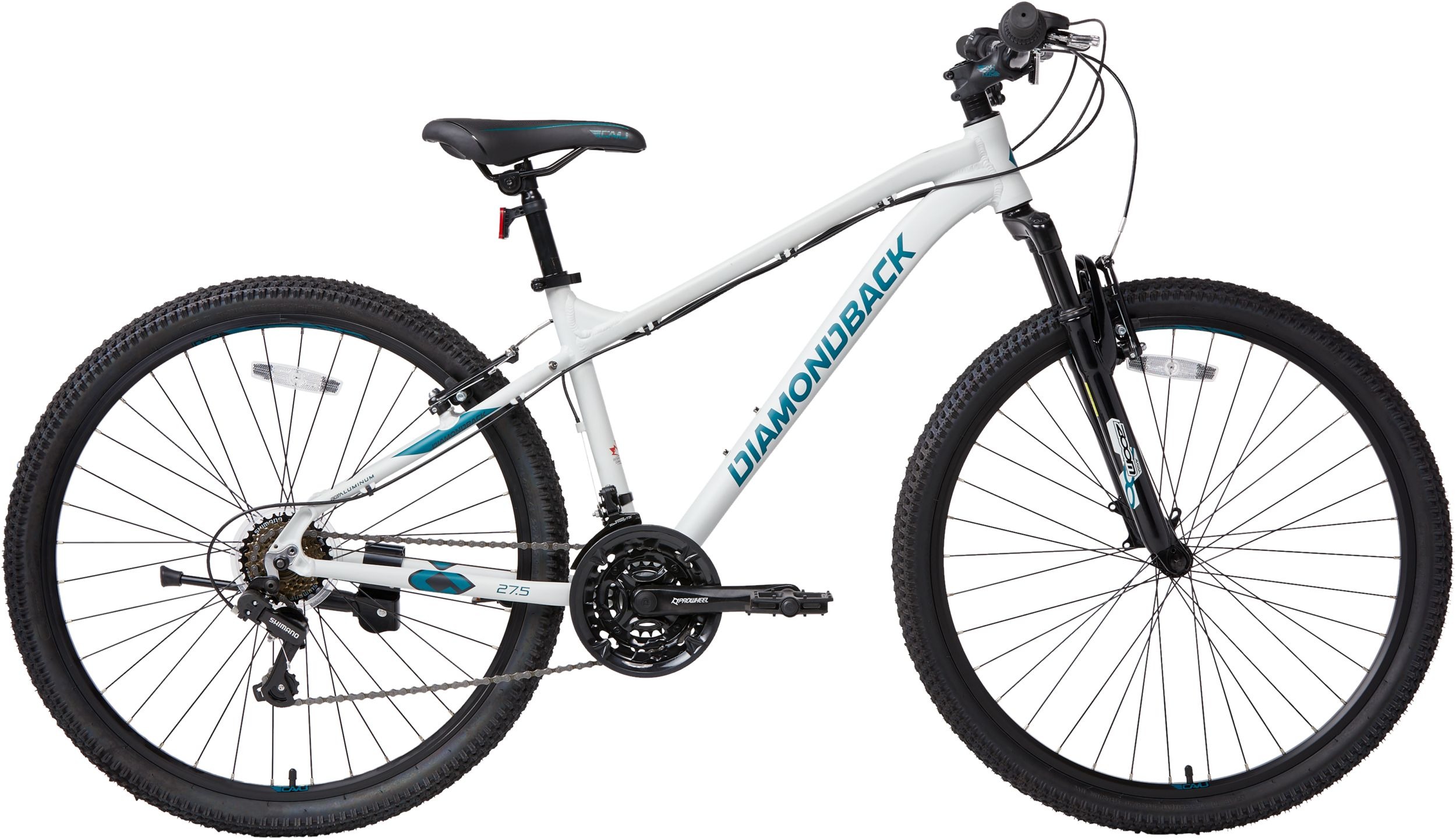 Diamondback Women's Odyssey 27.5" Mountain Bike, 21 Speed, Aluminum Frame, Rim Brakes, Hardtail Side_Right