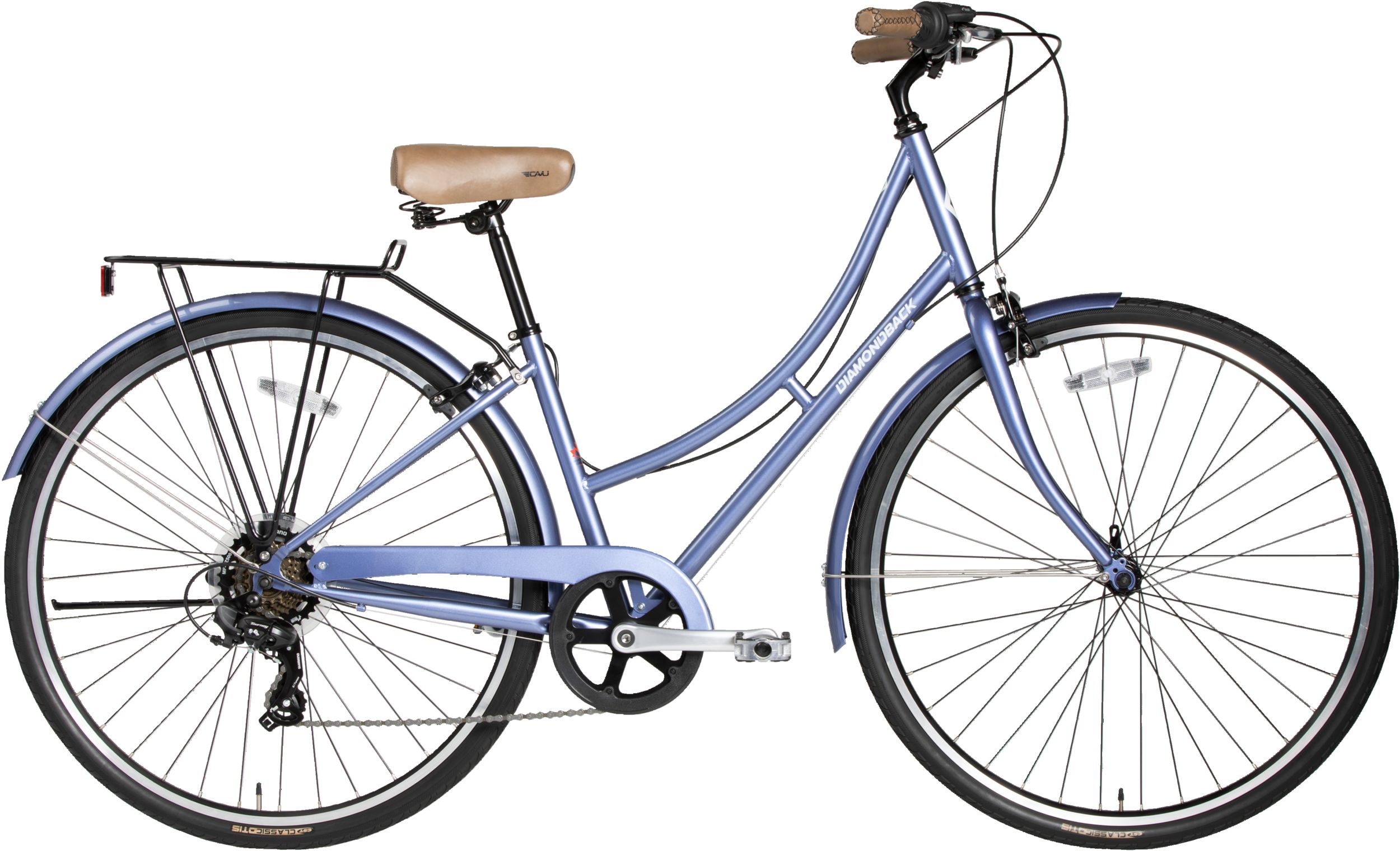 Diamondback Womens Beltline 700c Low-Step Hybrid Bike 7 Speed Steel Frame Rim Brakes Willowbrook Shopping Centre