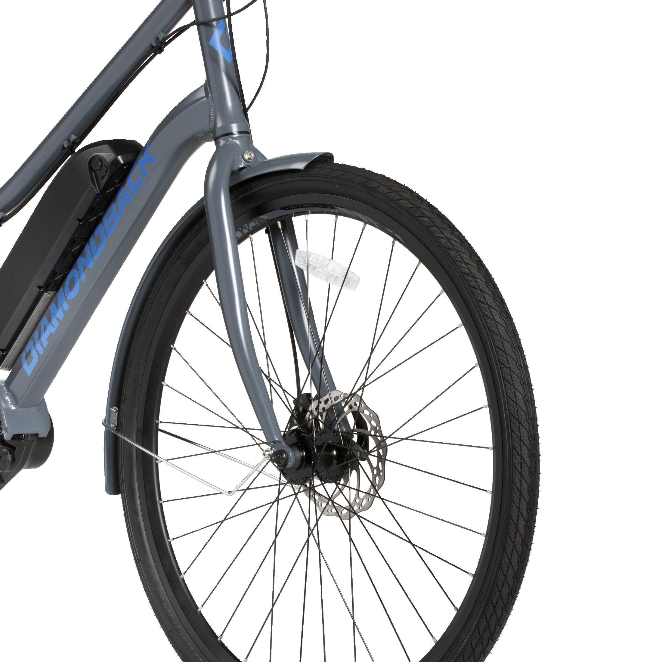 DIAMONDBACK WATERFRONT 700C E-BIKE (Q121) GRY/BLUE