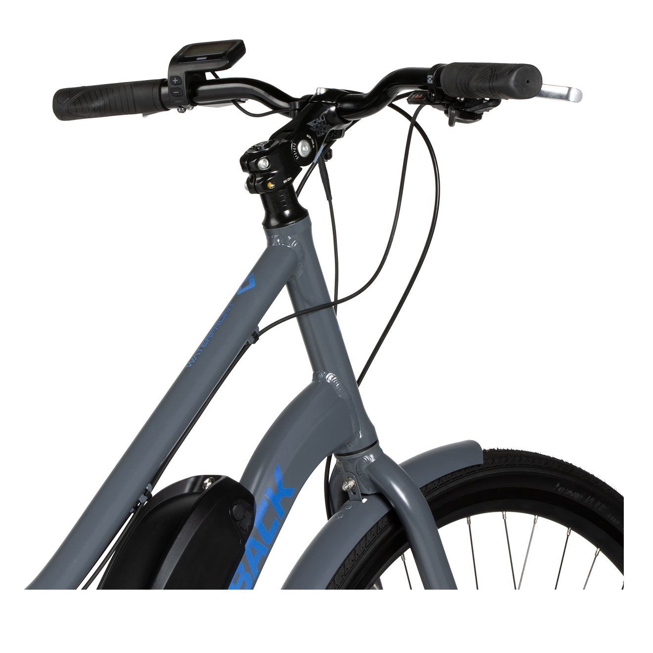 DIAMONDBACK WATERFRONT 700C E-BIKE (Q121) GRY/BLUE