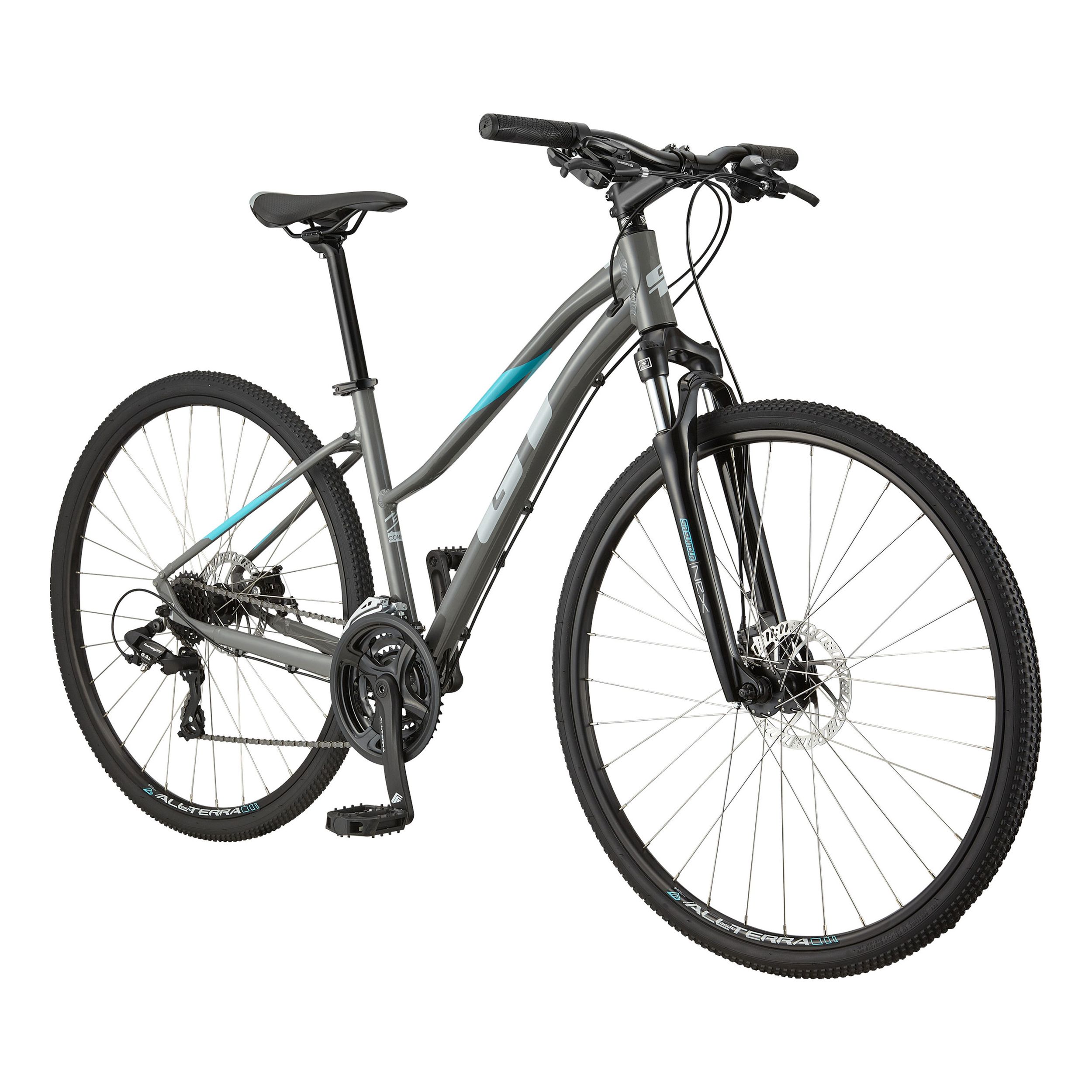 GT Women s Transeo Comp Low Step 700c Hybrid Bike 21 Speed