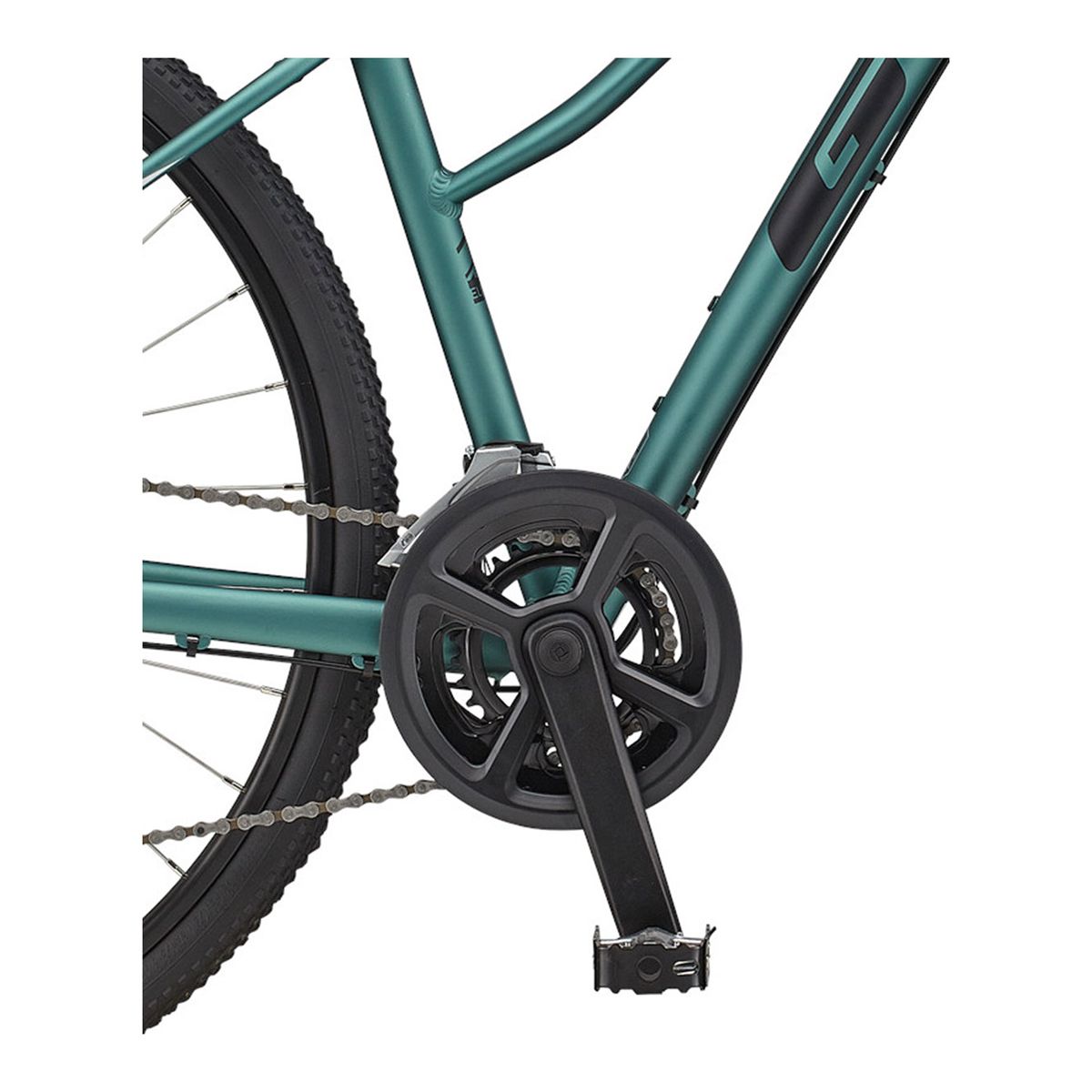 GT Women's Transeo Elite Low-Step 700c 16 Speed Hybrid Bike