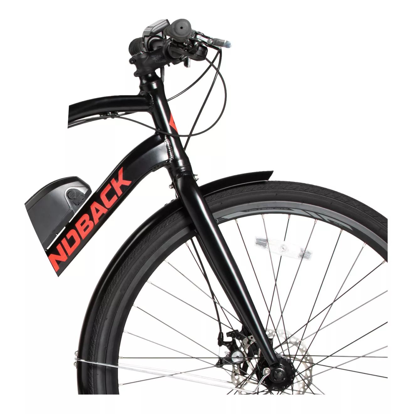 DIAMONDBACK VOYAGEURS 700C E-BIKE (Q121) BLK/RED