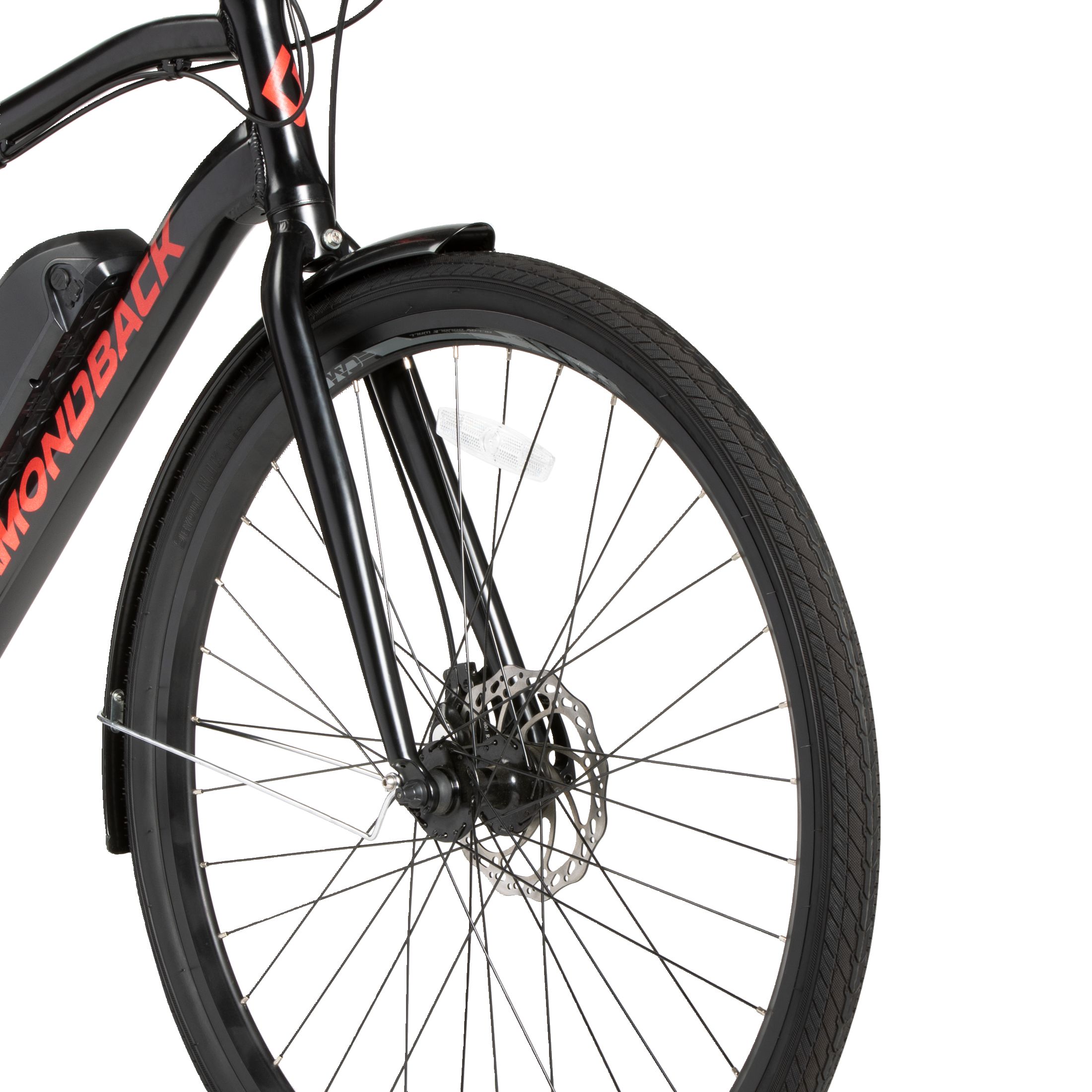 DIAMONDBACK VOYAGEURS 700C E-BIKE (Q121) BLK/RED