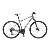 GT Transeo Comp 700c Hybrid Bike, 21 Speed, Aluminum Frame, Mechanical Disc Brakes, Commuter Side_Right