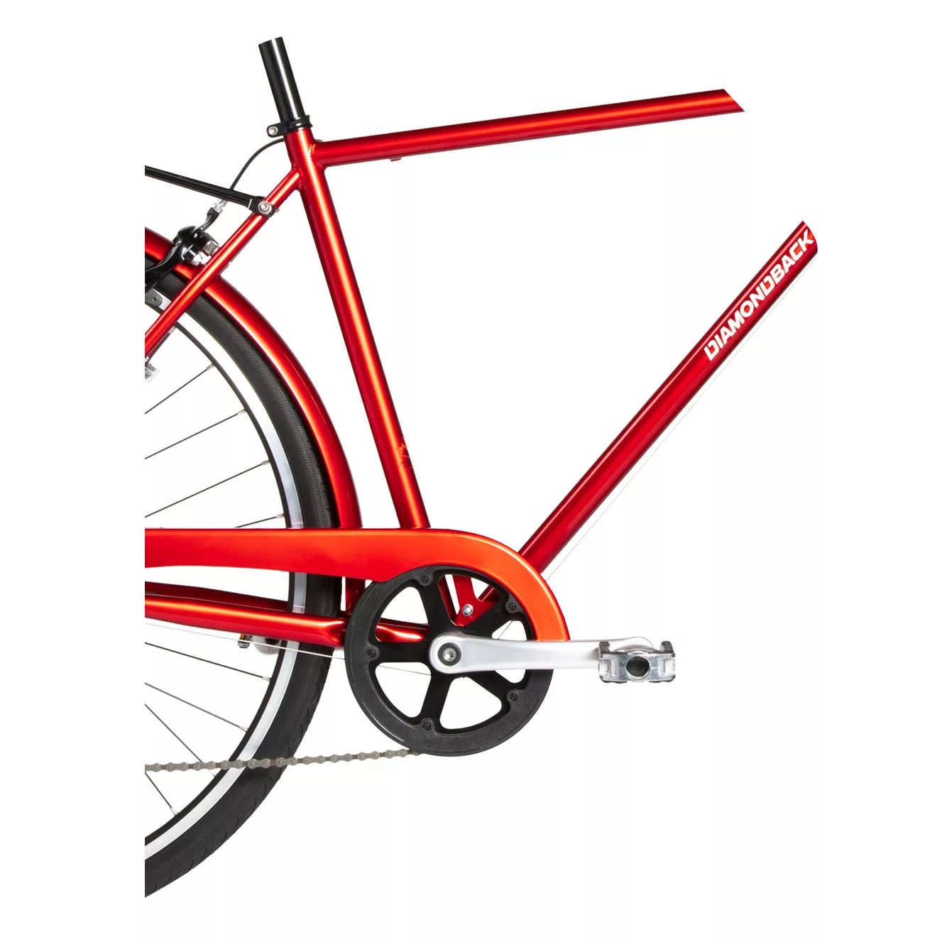 Diamondback Beltline 700c Hybrid Bike, 7 Speed, Steel Frame, Rim Brakes, Cruiser