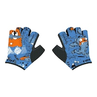 Louis Garneau Kids' Kid Ride Bike Gloves, Half Finger, Foam Padding Back_Flat
