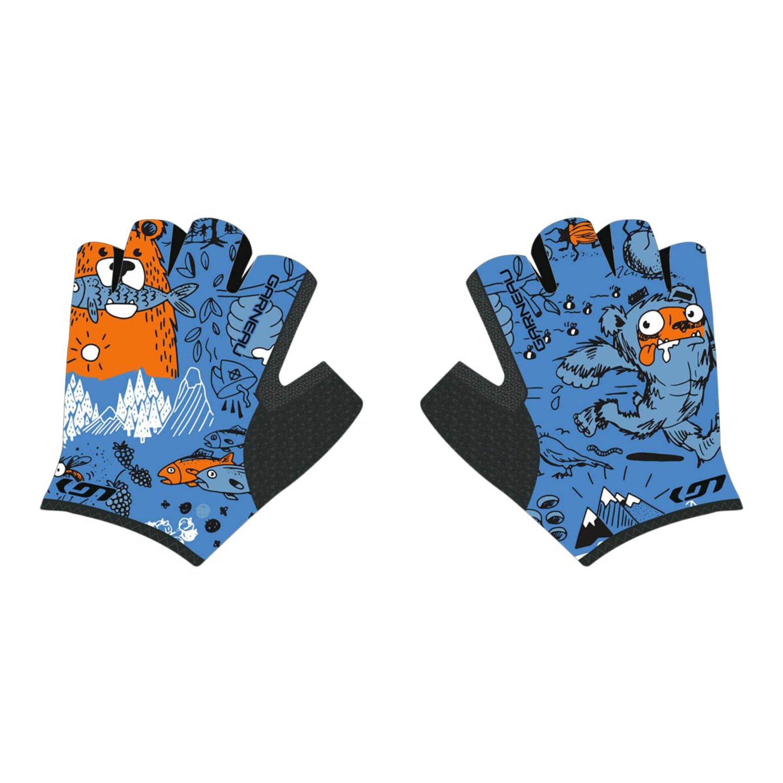 Louis Garneau Kids' Kid Ride Bike Gloves, Half Finger, Foam Padding