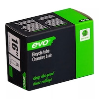 Evo Schrader 16 x 1.75-2.125 Bike Inner Tube Front_Angled_Right