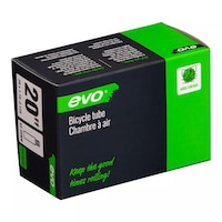 Evo Schrader 20 x 1.74-2.125 Bike Inner Tube Front_Angled_Right