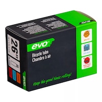 Evo Schrader 26 x 1.95-2.125 Bike Inner Tube Front_Angled_Right